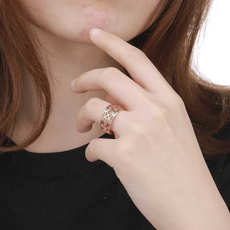 Unift Vintage Hollow Irish Celtics Knot Ring Stainless Steel Nordic Jewelry For Men Women Supernatural Amulet Accessories Gift J251020