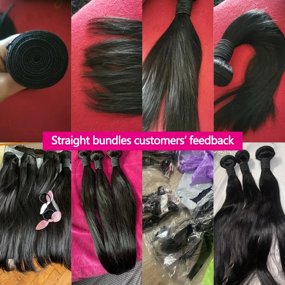 12A Straight Human Hair Bundles 100 Human Hair 32 Inch Bundles Human Hair Extensions Burmese Raw Bundles 35 Days Delivery 251018