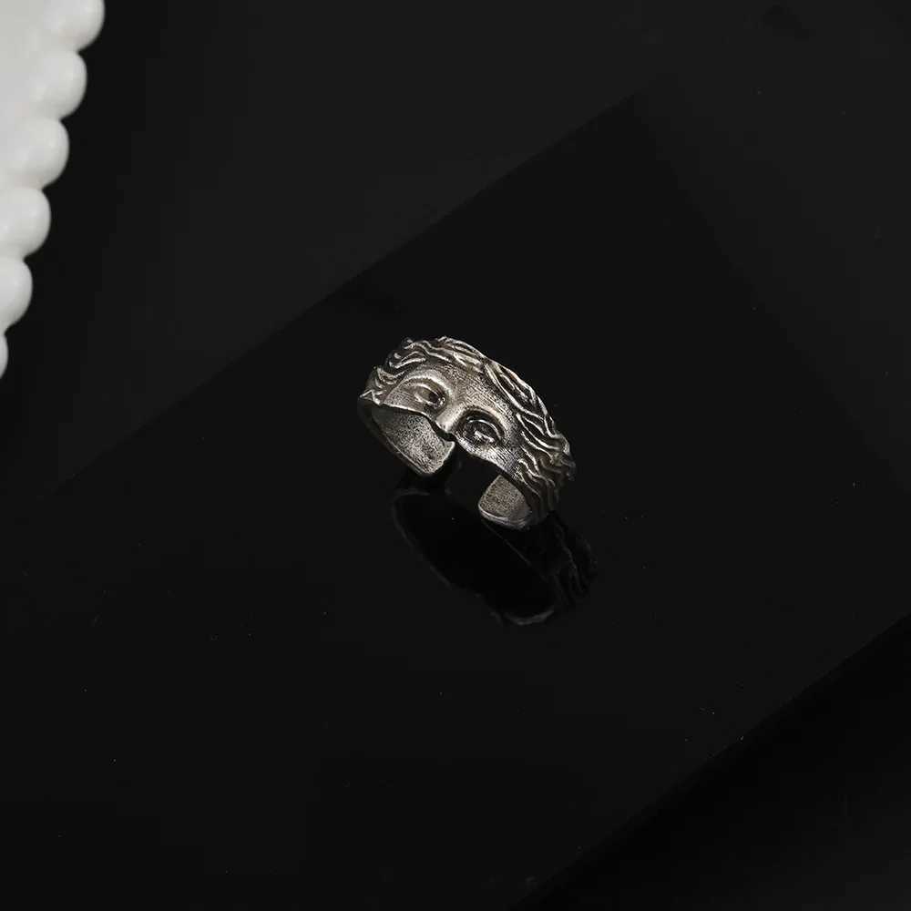 Retro Half Face Venus Ring For Men Women Greek Mythology Vintage Punk Gothic Art Open Ring Unisex Accessories Designer Jewelry J251020