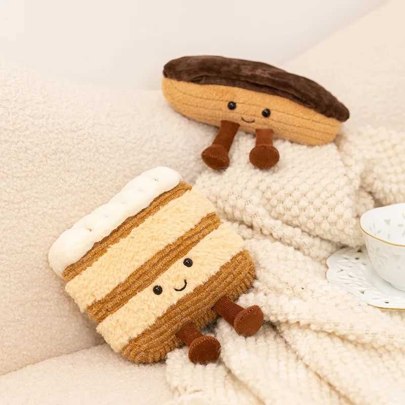 Bakery Plush CakePuffThousand Layer Stuffed Toys UltraSoft Kawaii Bread Pastry Gift for Kids Birthday Gift Fun Doll Plush Toy J251020
