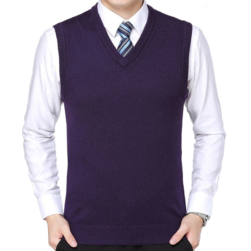 Mens Casual Sweater Vest Warm Comfortable Autumn Winter Fashion Outerwear w251015
