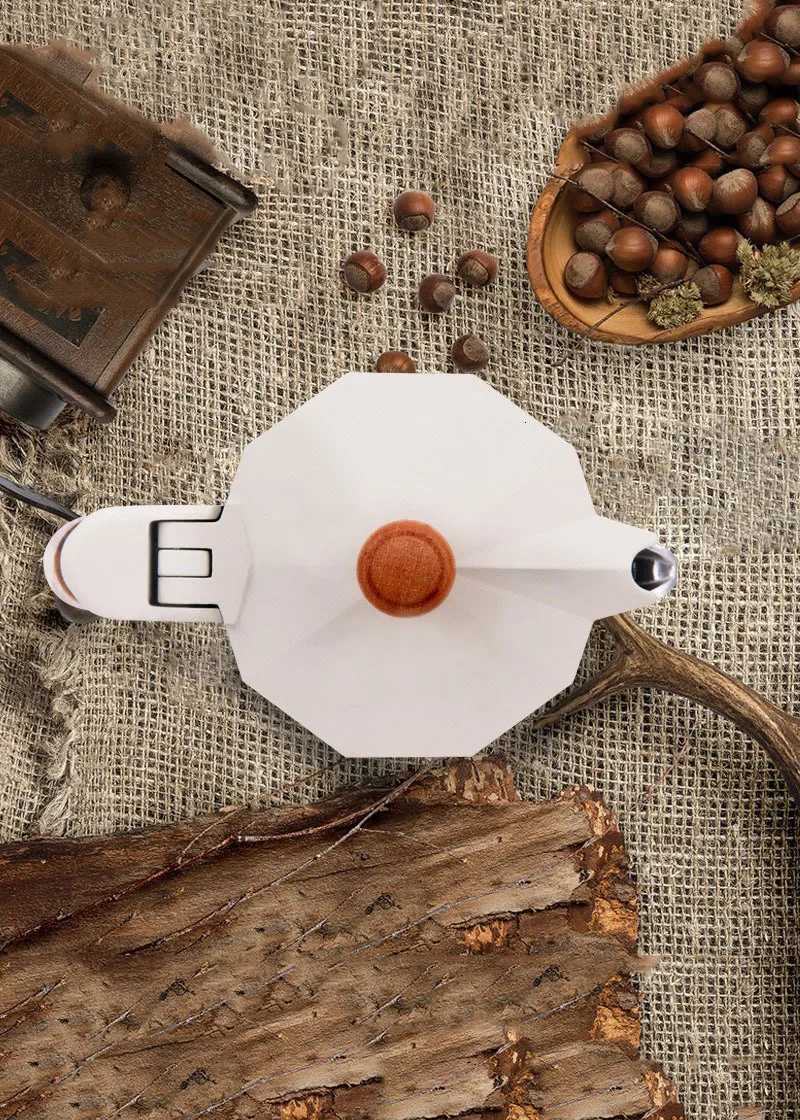 36cups Moka Pot Stovetop Camping Manual Cuban Coffee Maker Manual Camping Cuban Coffee Brewer for Making Cappuccino Latte Y251020