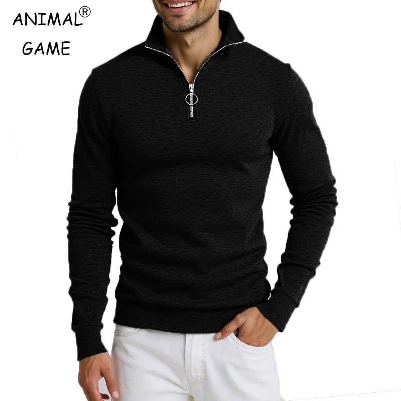 Animal Game Outdoor Men Sweatshirts Long Sleeve Jacket Zipper Closure Pullover Jacket Male Hoodies Sweatshirt Casual Streetwear W251020