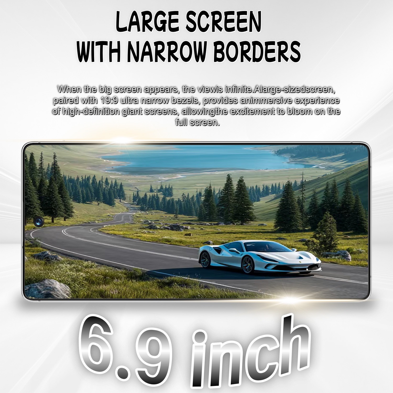 Global version S26Ultra Snapdragon 8 Elite 12-core 6.9-inch perforated screen resolution 1440*3200 5G smartphone 72MP+108MP battery 8000mah Android 15