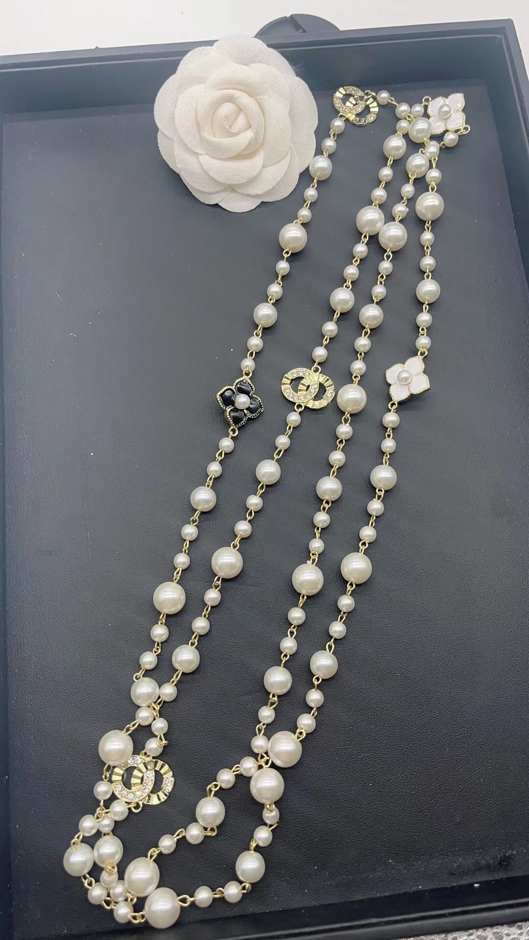 Luxurys Designer 6 Lettered Pearl Necklaces Jewelry Brand Necklaces Fashion Women Wedding Jewelry Love Gifts 20 Style