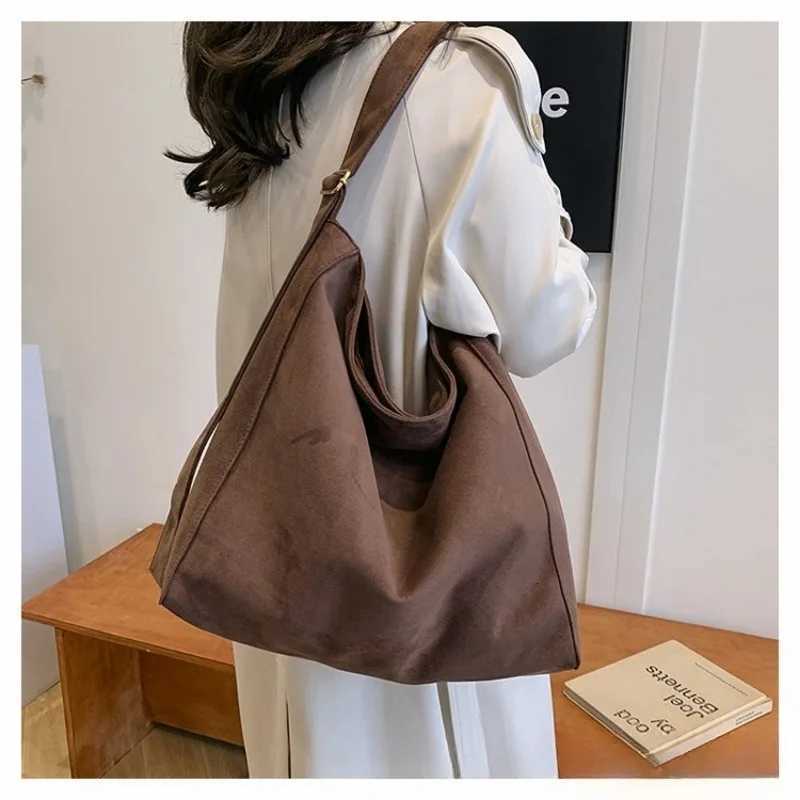 Suede Tote Bag Women Lightweight Shoulder Handbag for Daily Commute Office Work Fashionable Shoulder Bag for WomenT251020