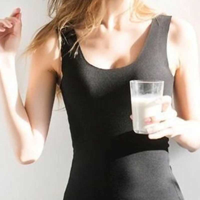 Seamless Thermal Vest Ladies Plus Velvet Thin Slim Warm Clothing Autumn And Winter Keep Warm Undershirt SleevelessT251020