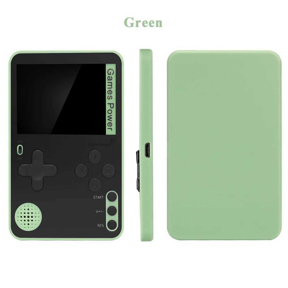 K10 Ultrathin Handheld Game Console 24inch Color Screen Handheld Game Console with 500 Retro Games 400mAh Rechargeable Battery J251120