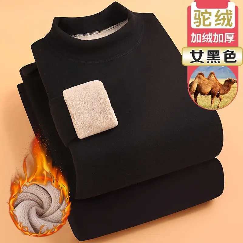 Thickened and Fleece Winter Thermal Underwear Sets Women Lambs Wool Long Johns Heavyweight Skinfriendly Keep Warm Pajamas SuitT251020