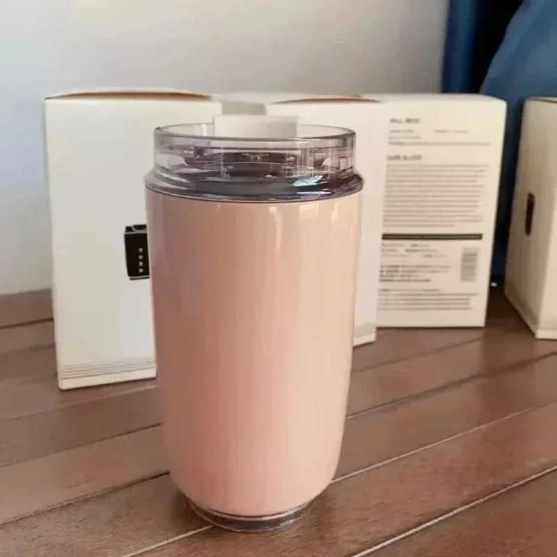 320ML Thermos Cup Milky White Coffee g Car Insated Water Bottle Travel Stainless Steel Vacuum Flasks Drinking Kettle Y251020