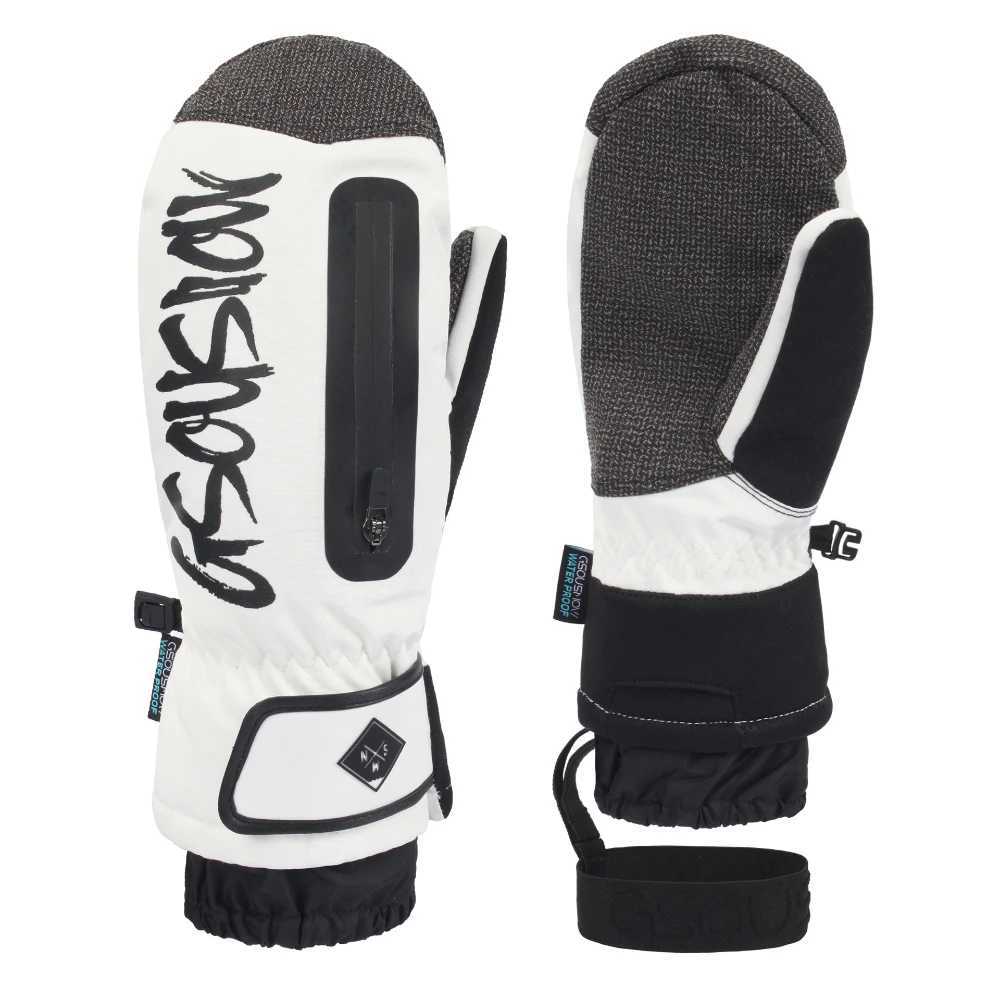 Gsou Snow New Winter Waterproof Snow Gloves Kevlar Wear Resistant Material Snowboard Men Women Thermal Snow Glove Mittens with S251020
