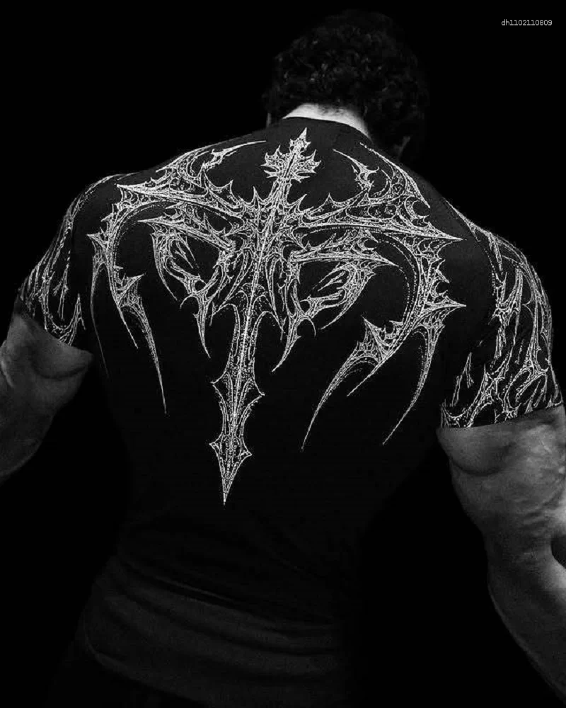 Men's T Shirts Workout Compression Shirt Quick Dry Muscle Cooling Top For Gym Training Fitness Breathable Athletic Summer Exercise