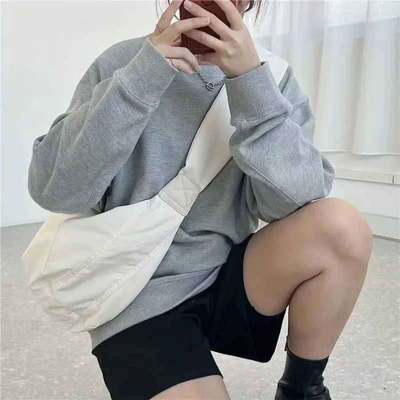 Dumpling Shape Shoulder Bag for Women Hobos Messenger Bag Large Capacity New Style MaterialT251020