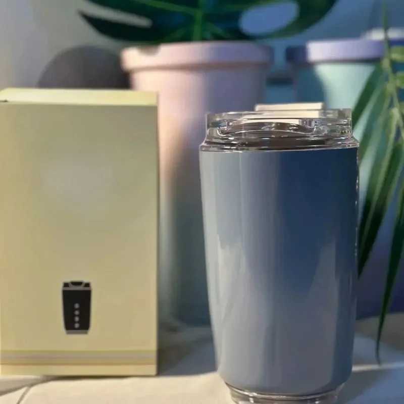 320ML Thermos Cup Milky White Coffee g Car Insated Water Bottle Travel Stainless Steel Vacuum Flasks Drinking Kettle Y251020