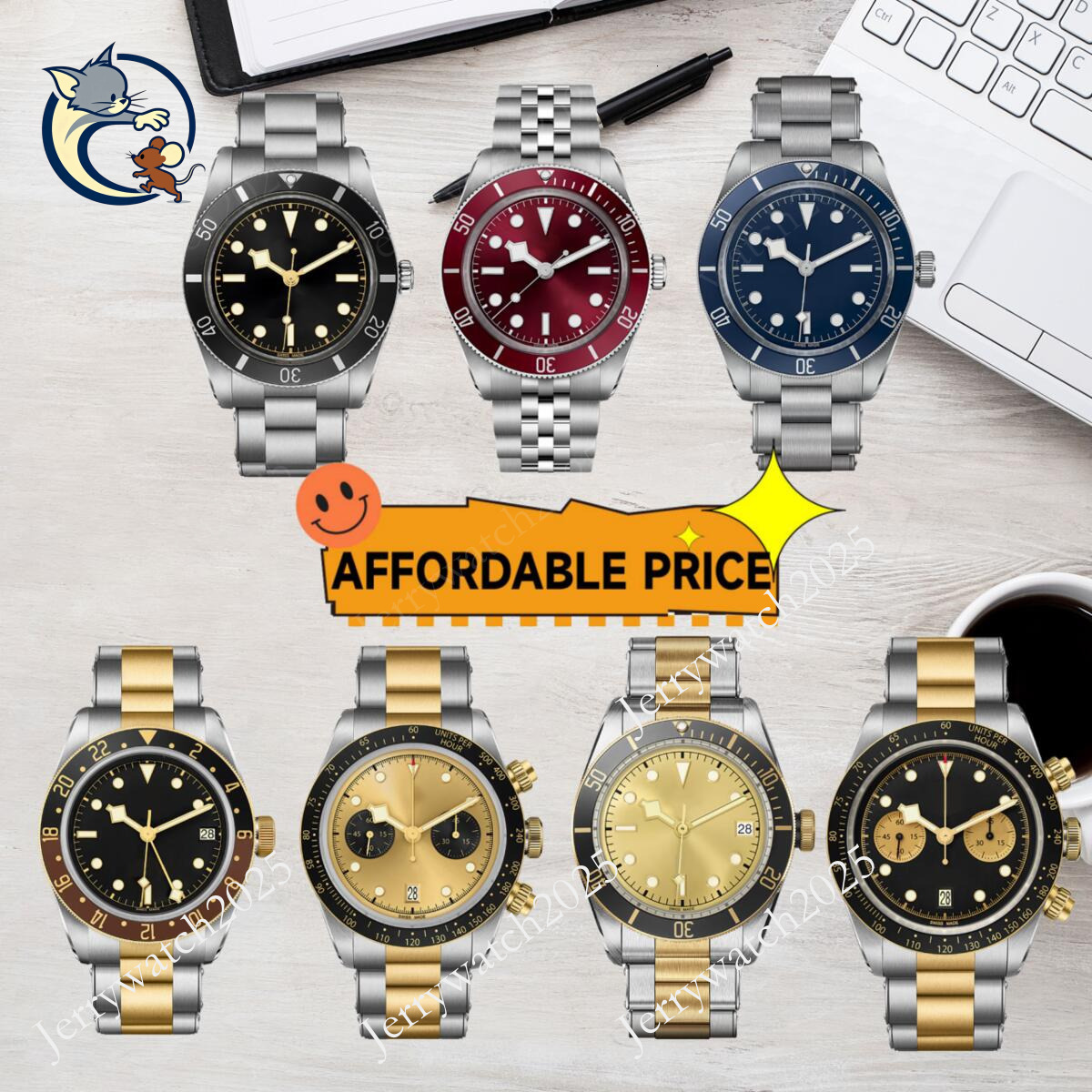 Tudorwatch Tudorx Watch High Quality Mens Designer Watch Man Watch Chronograph Watch Automatic Quartz Movement Watch AAA Quality Waterproof Stainless Steel F8
