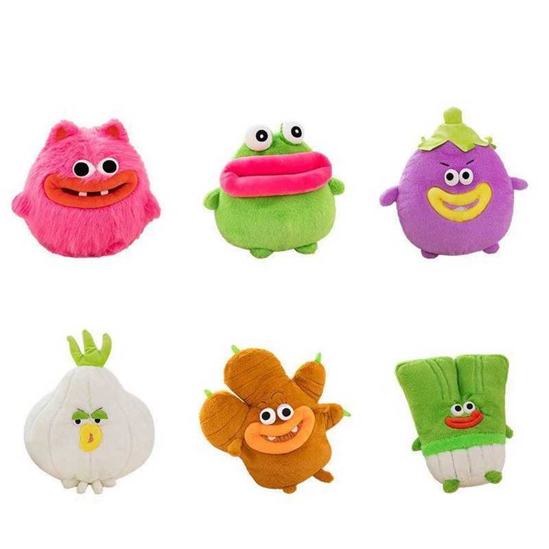 4049CM Fruit Monster Plush Toy Ugly Big Sausage Mouth Funny Little Monster Doll For Childrens Birthday Christmas Gift J251020