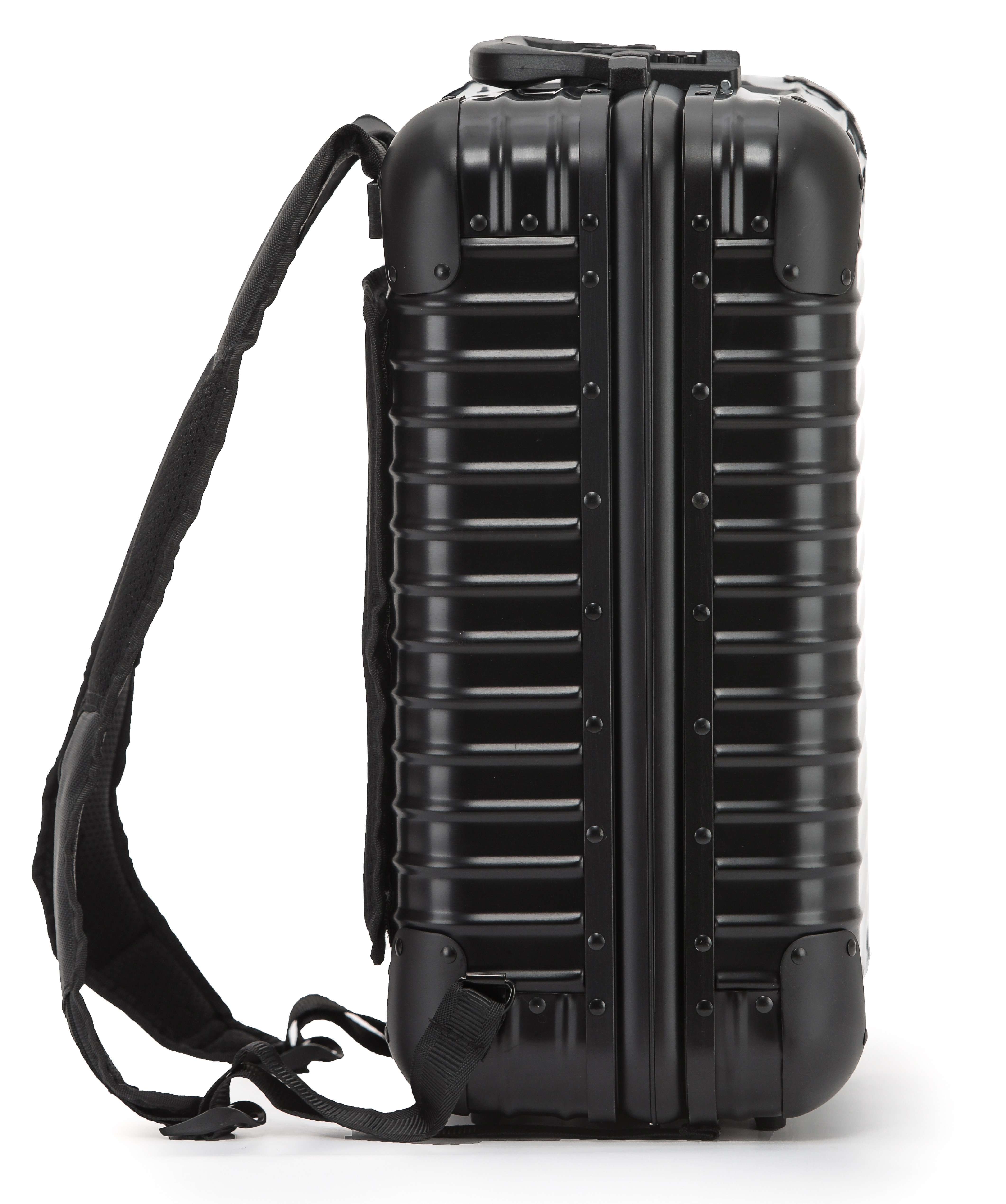 18 Inch Full Aluminum Handheld Case, Minimalist Luxury Password Toolbox for Business & Travel (Black/Silver/Green)-8017