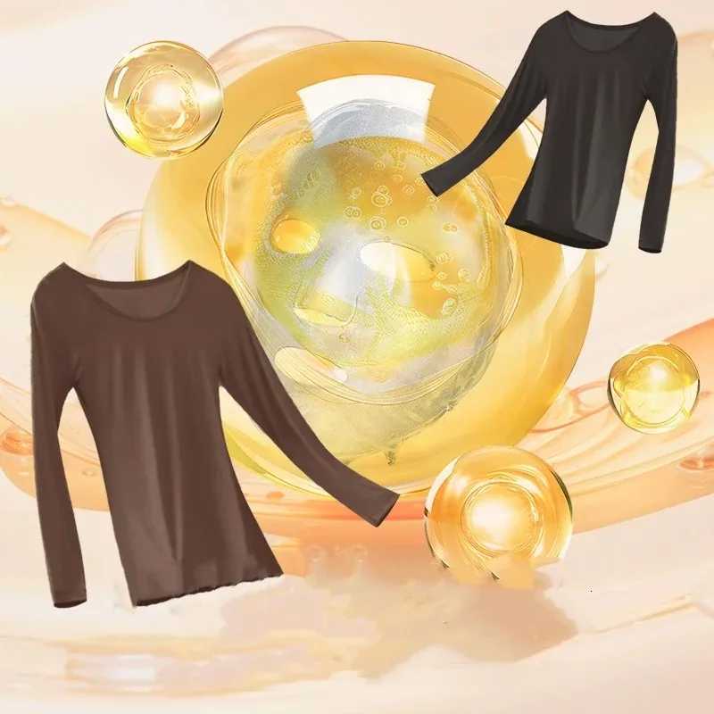 Womens thermal underwear mask beauty skin clothes muscle bottom clothes winter fall clothes fall pants womens suit botT251020