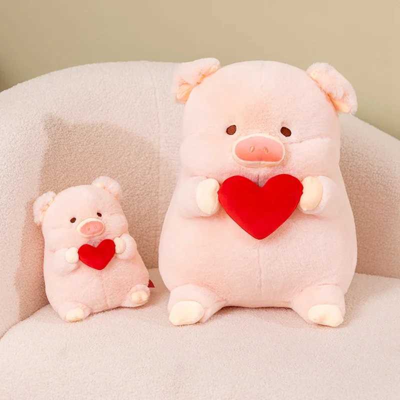 2030 Cartoon Pig Hold Heart Plush Toys Cute Soft Lovely Stuffed Pillows Dolls For Birthday Festival Gift J251020