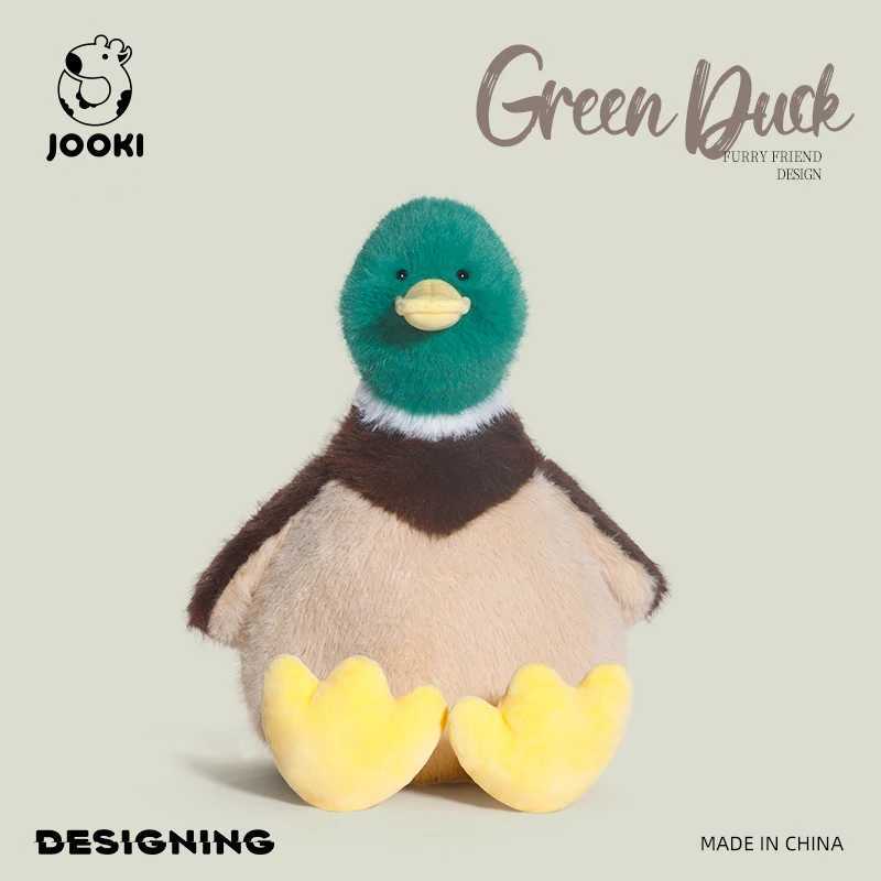 Cute Mallard Duck Stuffed Animal Plush Toy Squishy Soft Stuffed Green Duck Plushie Pillow Doll Toys Gift for Kids J251020