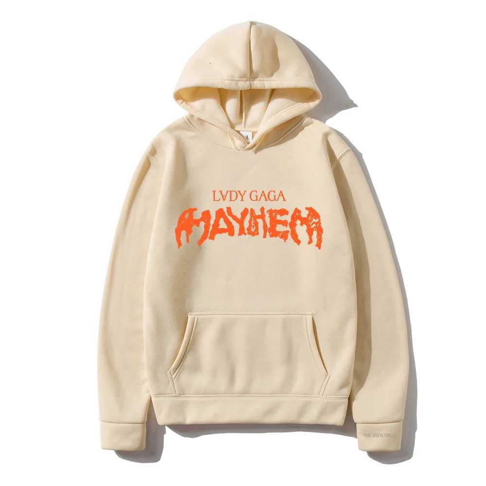 Lady Gaga Mayfem Hoodie WomenMen Aesthetic Letter Printed Hoodie unisex autumnwinter hiphop sweatshirt W251020