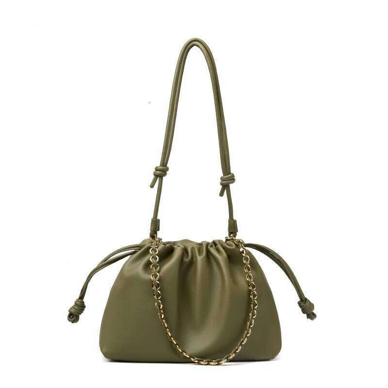 Large Capacity Cowhide Leather Women's Shoulder High-End Handbag Crossbody Dumpling Cloud Bag For Commuting Suotong251020 Suotong1020