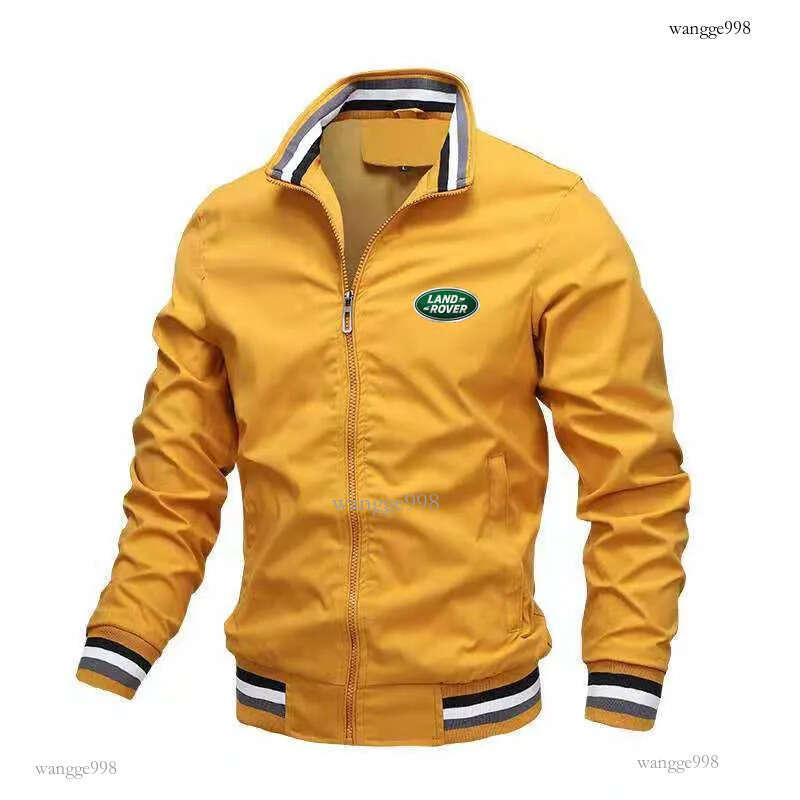 Men's Jackets Land Rover Autumn Fashion Jacket New Men's Windbreaker Bomber Jacket Men's Military Uniform Outdoor Clothing Casual Stree