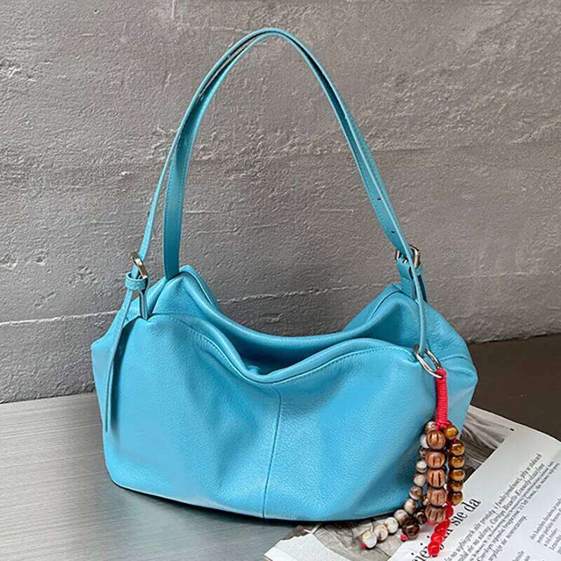 Genuine Shoulder Summer New Niche Design Top Leather Large Capacity Crossbody Fashion Ladies Hand Tote Bag Suotong251020 Suotong1020