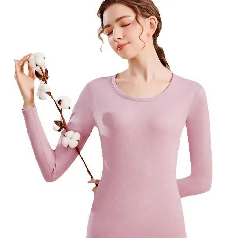 Women Thermal Soft Underwear Set Winter Clothing Professional Warm Intimates Long Johns Female Top Pants 2 Piece LingerieT251020