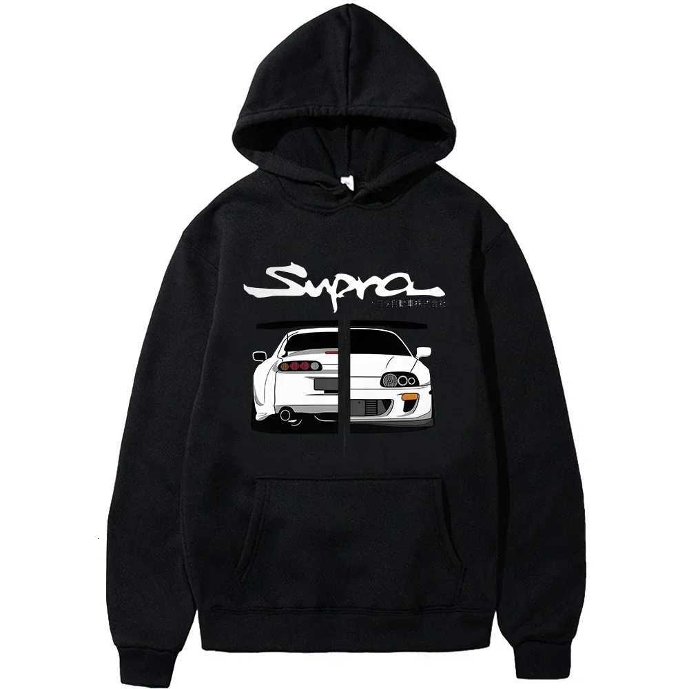 Manga Print Loose Casual Sweatshirt New Long Sleeve Japanese Style Spring Autumn S3XLInitial D Supra Hoodies for Men and Women W251020