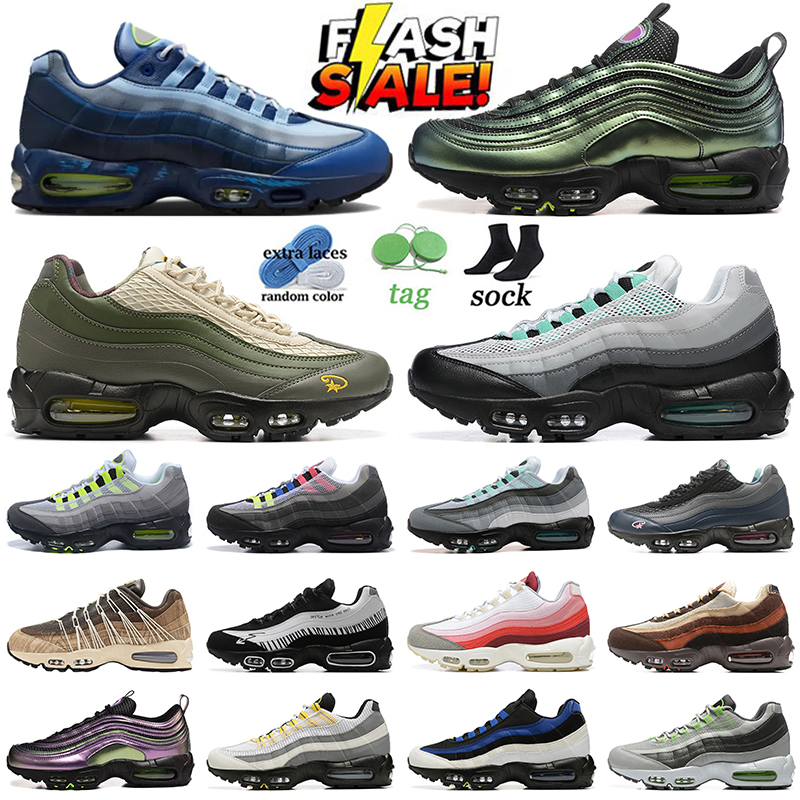 95 Running Shoes 95s OG Sneakers Mens Womens 97 Oregon Sequoia Hyper Turquoise Greedy Sketch Stadium Green Neon Designer Sports Trainers Outdoor Chaussures 36-46