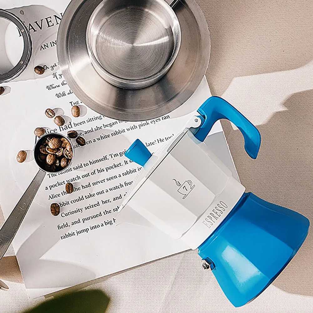 ic Italian Coffeeware Vintage Handle resso Maker Moka Pot Coffee Brewing Tools Cafetera 150300ml Cafe Accessories Set Y251020