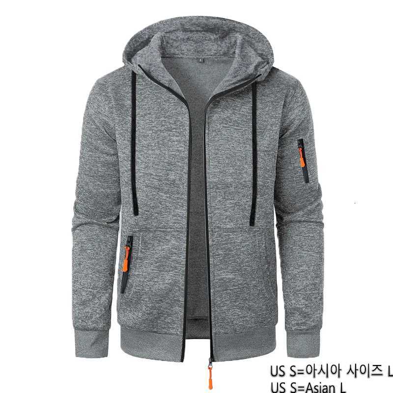 Animal Game Mens Zipper Hooded Sweatshirts Long Sleeve Outerwear Casual Jacket Coats Solid Warm Work Coats Hoodies Streetwear W251020