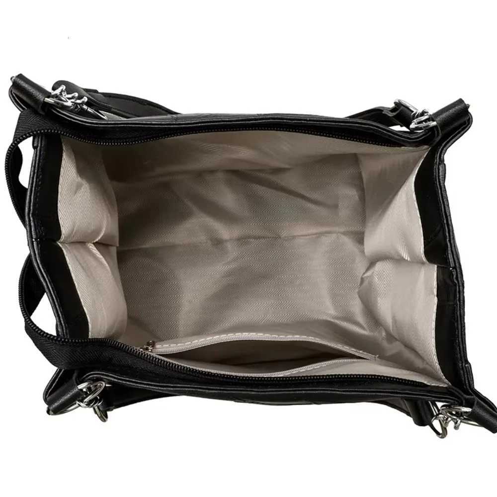 Fashion Large Capacity Shoulder Bag Solid Color Zipper Crossbody Bag Versatile Male Handbag Female Messenger BagT251020