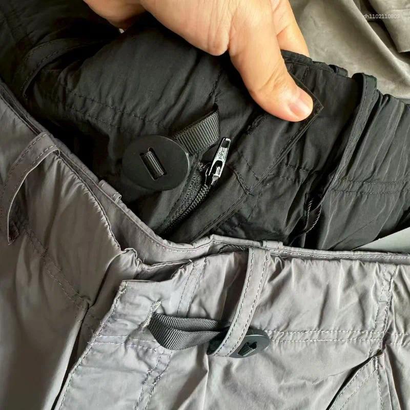 Men's Pants Japanese Goldwin Machete Multi Pockets Black Gray Paratrooper Trousers Men Women High Quality Casual Loose Plus Size