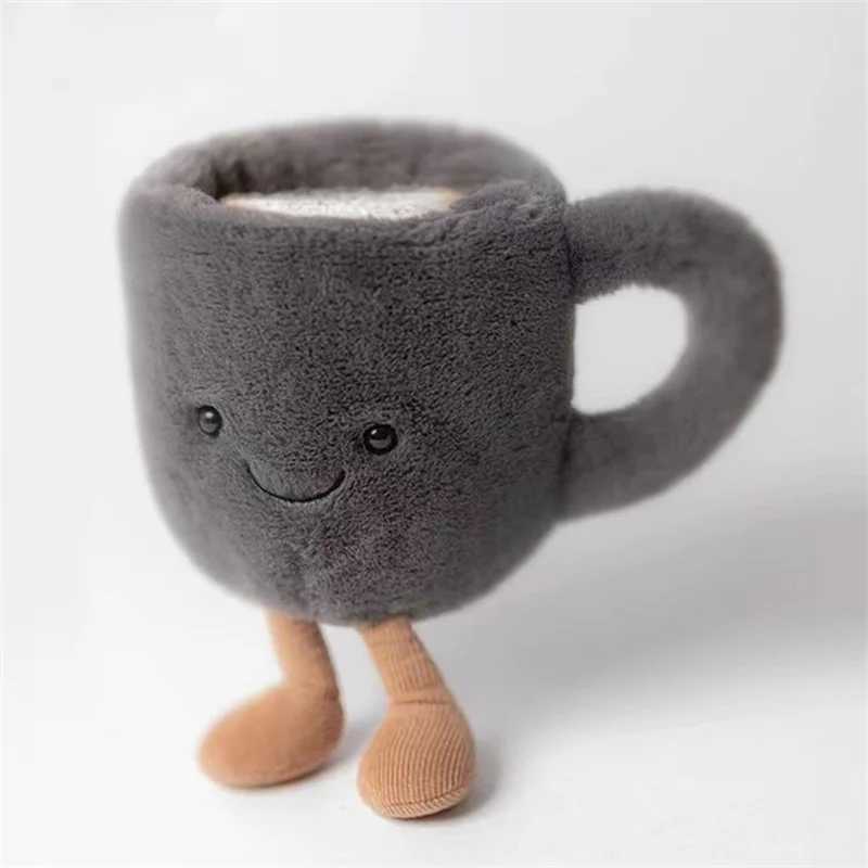 15CM Cartoon Coffee Cup Stuffed Plush Toys Soft Plush Doll Coffee Cup Stuffed Animal Children Bedroom Decor J251020