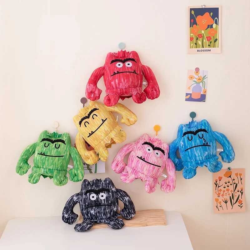 1525cm 7pcs Kawaii Colorful Monster Plush Doll With Expression Monster Plushie Stuffed Toy For Boys And Girls Birthday Gifts J251020