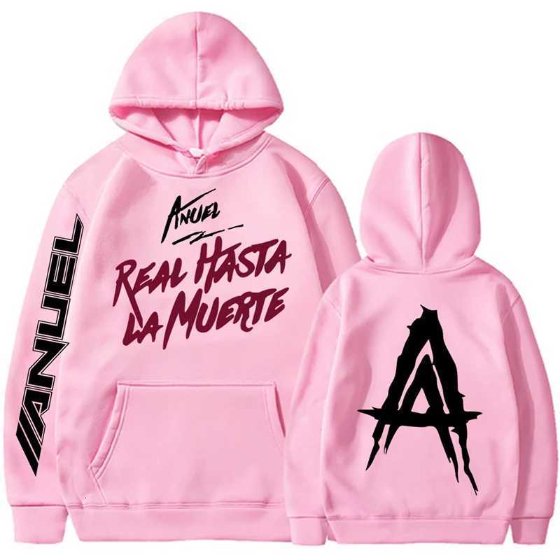 2025 Anuel Double Sided Printed Hoodie Men Women Personalized Graphics Sweatshirt Fleece Oversized Pullover Streetwear Unisex W251020