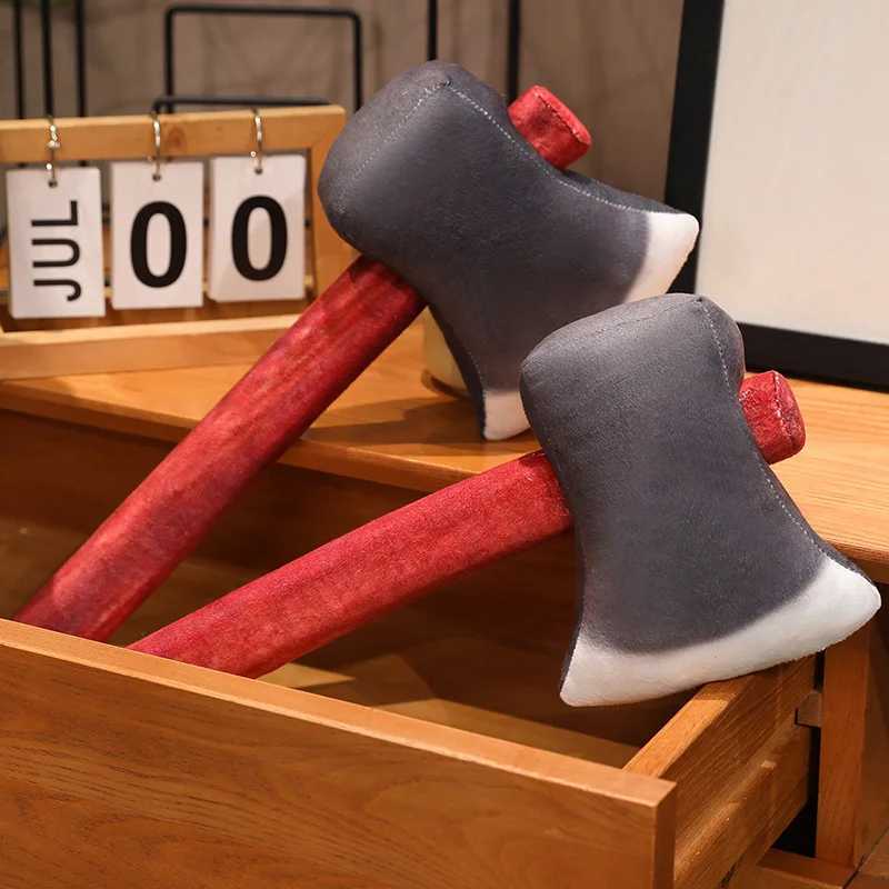 Simulation Stuffed Axe Plush Toys Lifelike Felling Tool Doll Creative Full Pillow Sofa Cushion Birthday Gift J251020