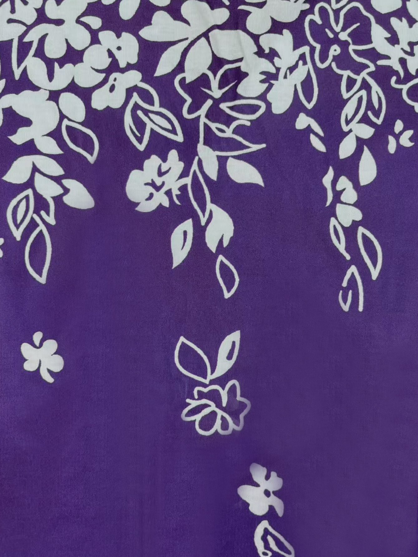 Women's Spring & Autumn Floral Printed Casual Vacation Top, Versatile Milk Silk Blouse-CF24362