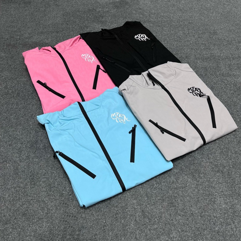Mertra Men's Jackets Streetwear Brand Jacket Windproof Waterproof Hood Embroidered letter windbreaker jacket Sports casual zip-up jacket