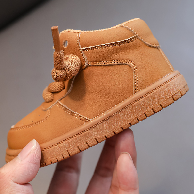 Infant Baby Sneakers Fashion Design Little Toddler Kids Shoes Child Board Kidszworld Sports Trainers Size US0.5C-8C K1143