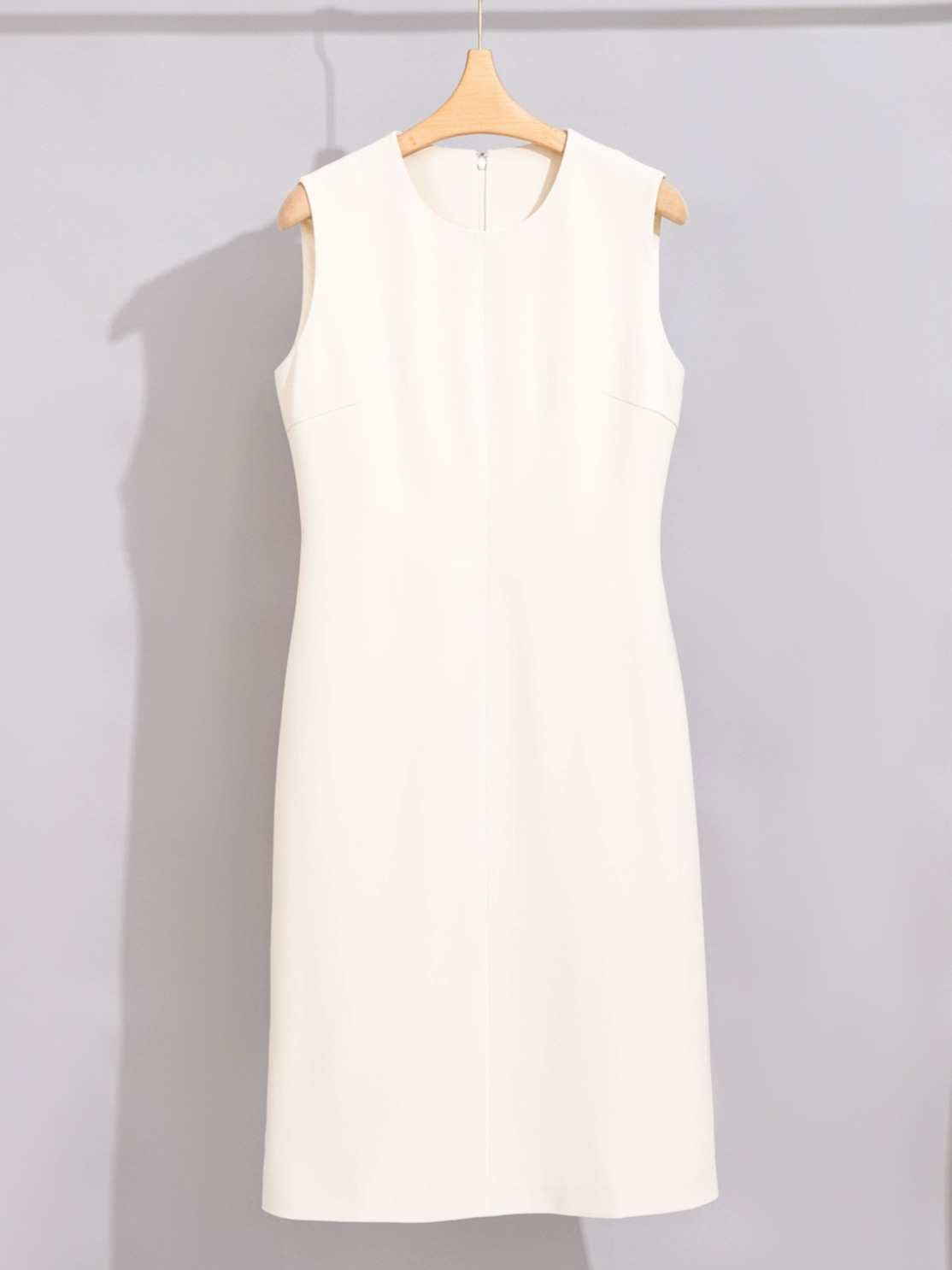 PO33 New Sleeveless Hip Skirt Round Neck High-end Long Temperament Casual Slim Dress