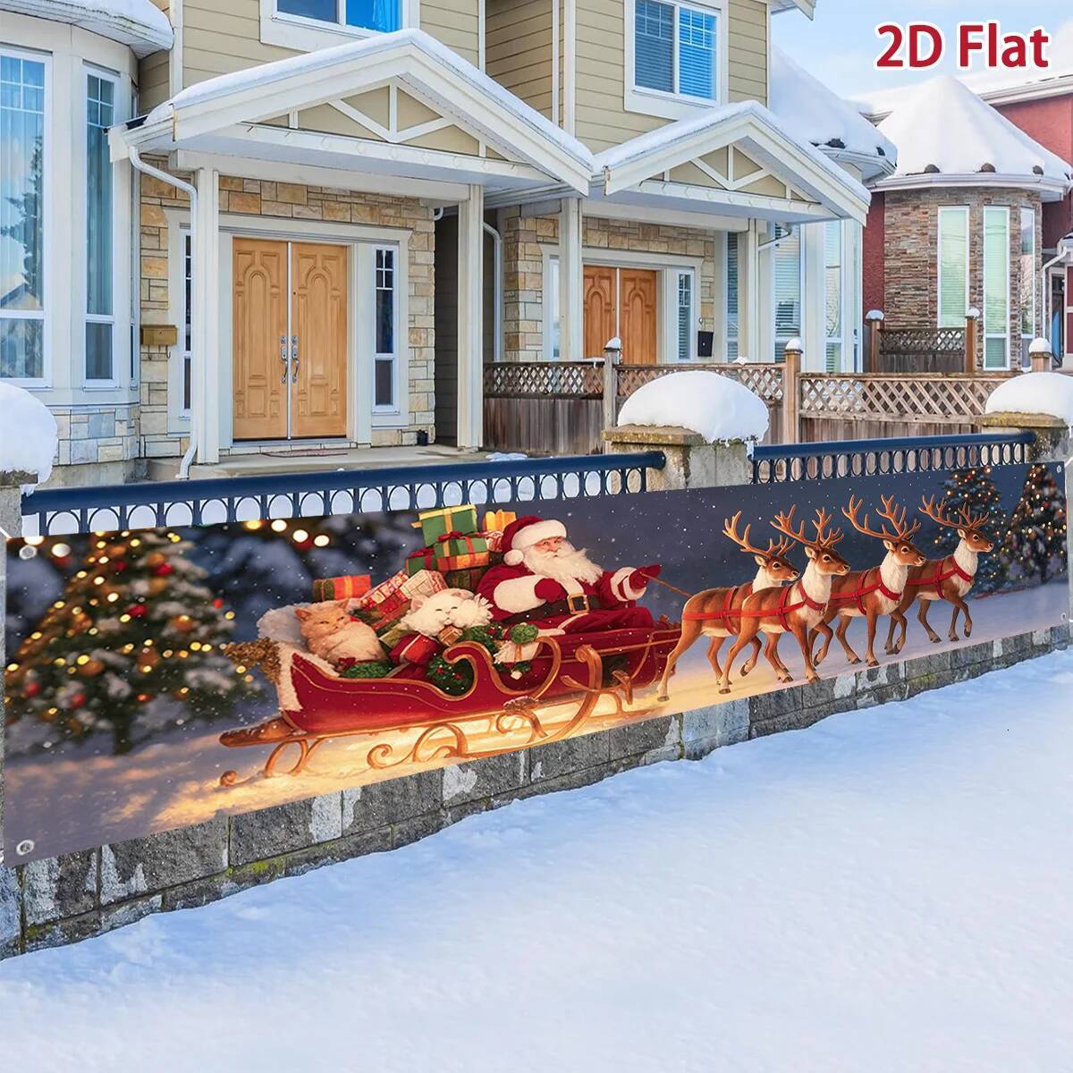 Banner Merry Christmas Decorations For Home 2025 Outdoor Decor Xmas Navidad Noel Natal Happy New Year 2026 ddmysept