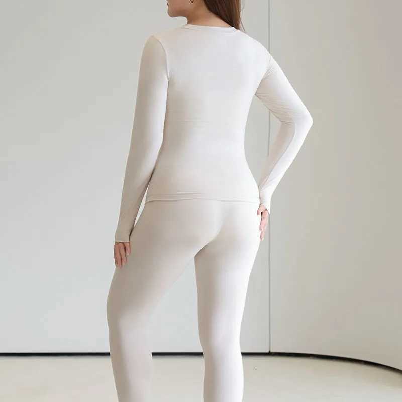 4XL Fashion Plus Size Womens Long John Premium Autumn Elastic Comfortable Thermal Underwear Slim Tops And Pants 9404T251020