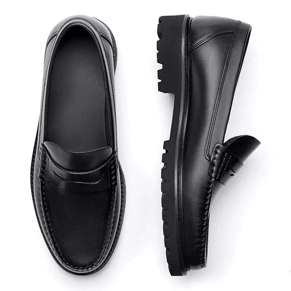 Full Grain Men's Loafer High Quality Handmade Wear-Resistant Genuine Leather Casual Shoes dh3030007JY