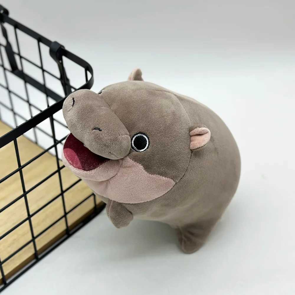 Moo Deng Plush Cute Cartoon Hippo Plushies Soft Stuffed Animal Hug Pillow Back Cushion Kids Toy Girl Boy Gift J251020