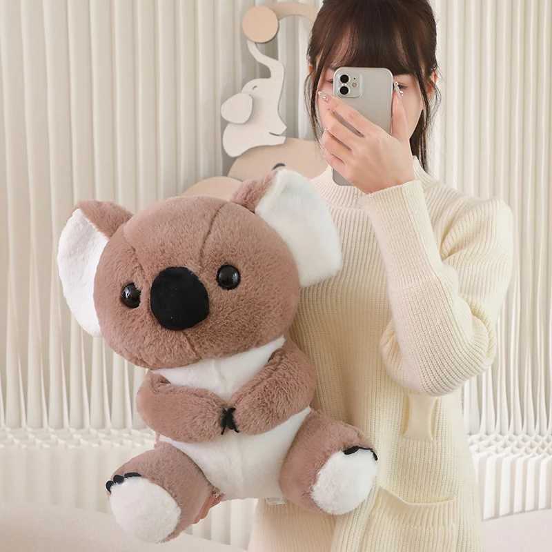 1pc 32cm40cm Lovely Simulation Koala Bear Soft Plush Toy Australia Adventure Koala Doll Stuffed Kawaii Birthday Gift J251020