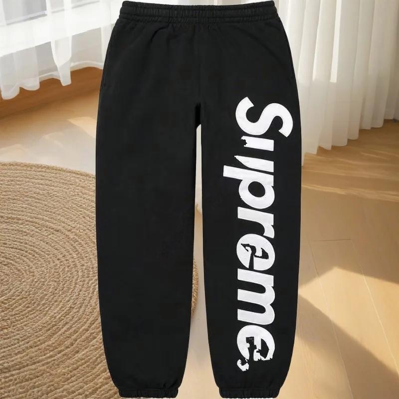 New Men's designer American street fashion brand letter embroidery men's pure cotton plus size sweat absorbing y2k sup hip hop hoodie