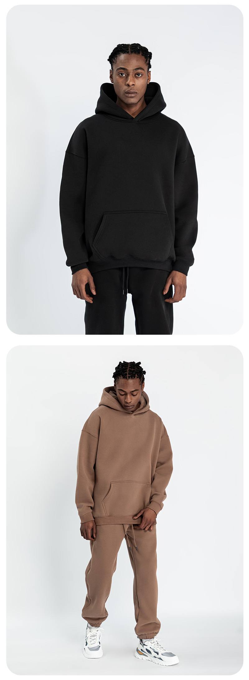 2025 Autumn Winter Cross-border American Style Designer Hoodie Jacket Tracksuit Men Polo Veste Coat Loose Fleece Hoodie Men's Oversize Street Fas
